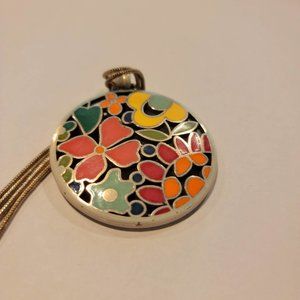 Brighton Floral Pendant Necklace- can be worn 2 ways!